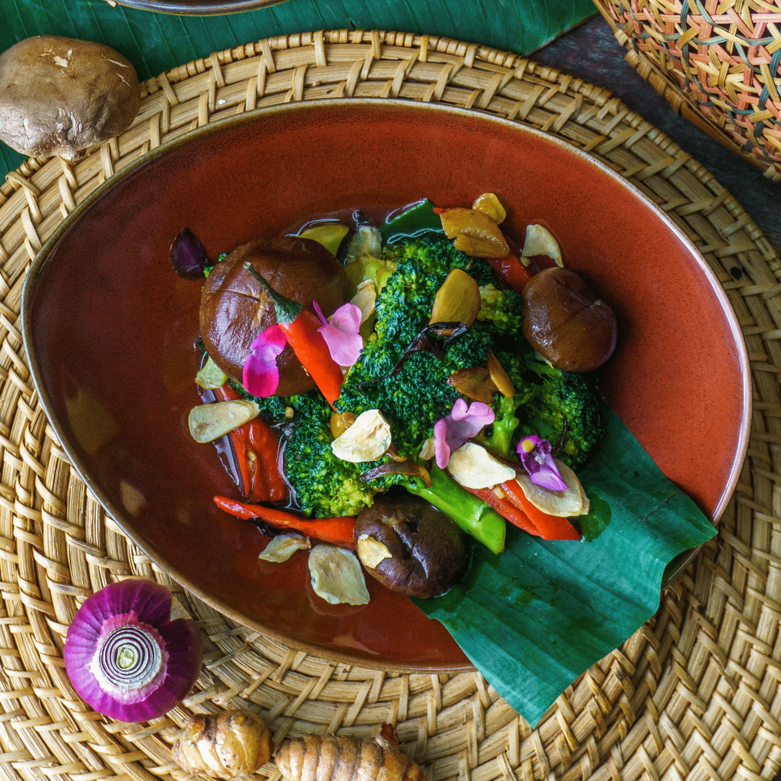 Brocoli & Shitake Mushroom